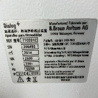 Bbraun Dialog+ Evo - Dialysis image 3